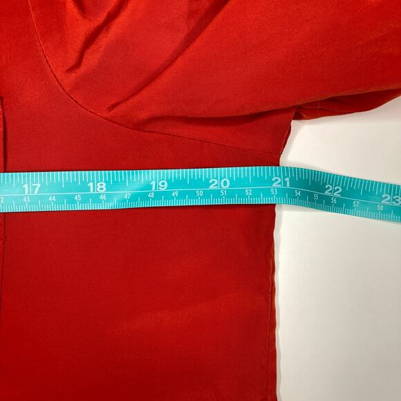 Old Navy Women's Size Medium Burnt Orange Blouse - Picture 6 of 7